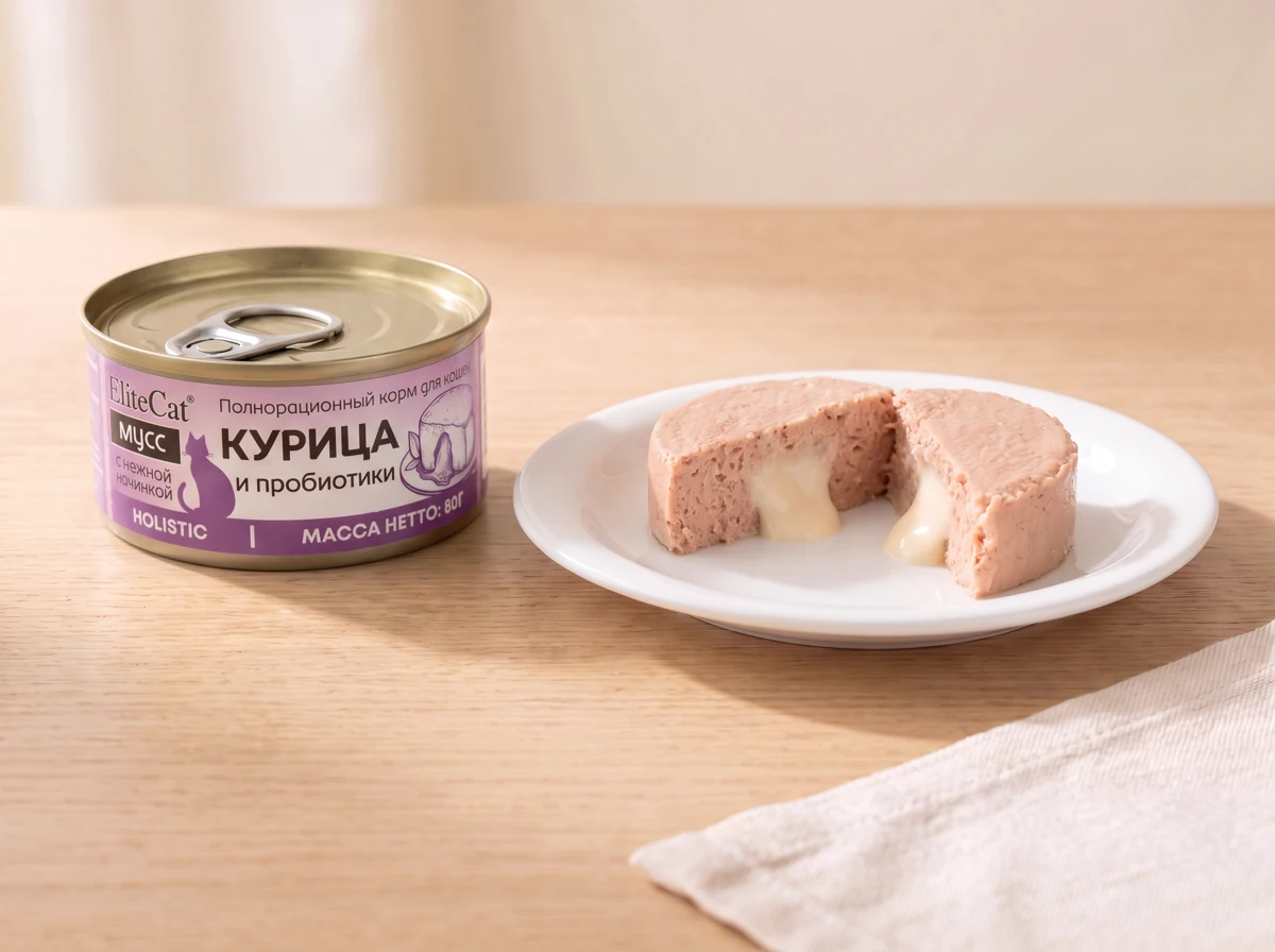 Курица и пробиотики: Баночка и содержимое